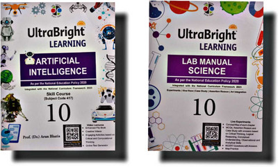 Ultra Bright Learning Artificial Intelligence & Lab Manual Science Class 10 Combo Set of 2 Books DEEPU PARKASHAN(Paperback, DR. SHURTI DHARIWAL)
