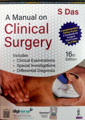 A Manual on Clinical Surgery(English, Paperback, Das S)