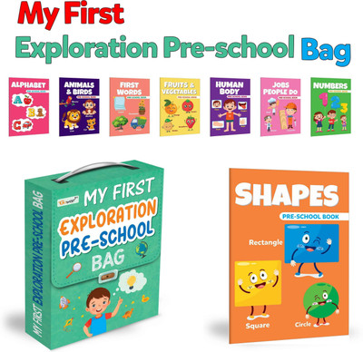 My First Exploration Preschool Bag Set Of Of 8 picture Books(Paperback, GO WOO)