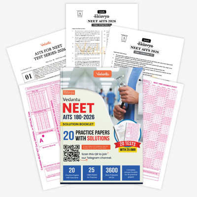 Vedantu NEET AITS 180 2026 | Latest NEET Pattern | 10+2 Full With 8 Part Syllabus Tests for Class 11 & 12 | 3600+ MCQs, 25 OMR Sheets & NCERT-Based Solution Booklet | Crack NEET with Confidence - 180 Questions Verified & Curated by Vedantu Expert Faculties | 12 Full With 4 Part Syllabus Tests for C Vedantu NEET AITS 180 2026 | Latest NEET Pattern | 10+2 Full With 8 Part Syllabus Tests for Class 11 & 12 | 3600+ MCQs, 25 OMR Sheets & NCERT-Based Solution Booklet | Crack NEET with Confidence - 180 Questions Verified & Curated by Vedantu Expert Faculties | 12 Full With 4 Part Syllabus Tests for C