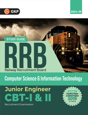 GKP RRB 2024-25 - Junior Engineer CBT -I & II - Computer Science & Information Technology - Guide (Includes solved sets of 2019 CBT-I & II exams)(Paperback, G.K. Publications (P) Ltd.)