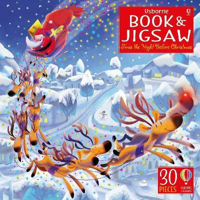 Usborne Book and Jigsaw 'Twas the night before Christmas(English, Paperback, Sims Lesley)