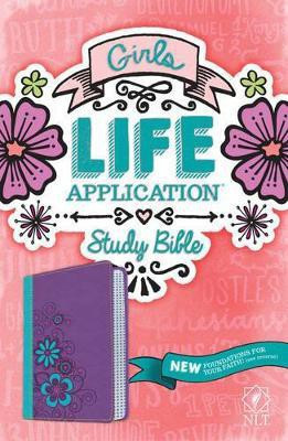 Girls Life Application Study Bible-NLT(English, Leather / fine binding, Tyndale)