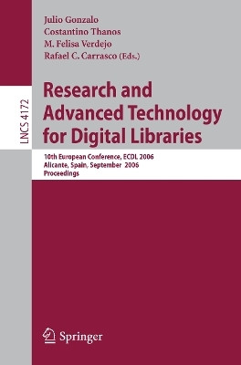 Research and Advanced Technology for Digital Libraries(English, Paperback, unknown)