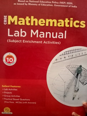 CBSE Mathematics Lab Manual Class 10(Paperback, S.C. Saxena, Sanjay Gupta)