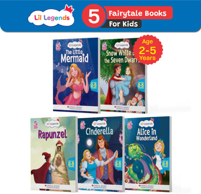 Oswaal Lil Legends Fairy Tales- Little Mermaid, Snow White, Rapunzel,(English, Hardcover, unknown)