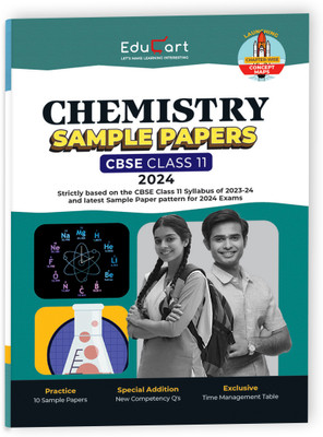 Educart CBSE Chemistry Class 11 Sample Paper 2023-24 (Introducing Revision Maps and Past Year Papers) 2024(Paperback, Educart)