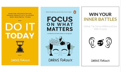 Do It Today,Focus on what and Win your inner 3 combo(Paperback, Darius foroux)