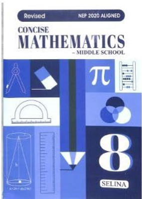 Selina Concise Mathematics Middle School class-8 | 2025(Paperback, R.K. Bansal)
