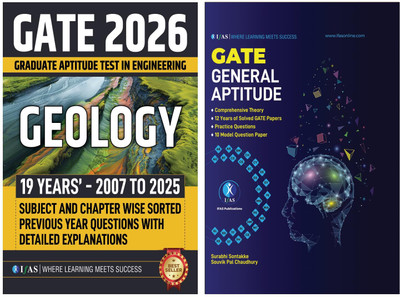 GATE Geology and General Aptitude Books  - 2026 | GATE Geology and Geophysics | Numerical Problems in Geology for GATE & JAM | Previous Year Question Papers |GATE 2026 Geology Solved Papers | GATE General Aptitude Theory Included | Paperback | IFAS Publications(Paperback, IFAS Publications)