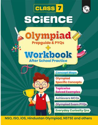 PW Olympiad Plus Workbook For Class 7 Science Prepguide, PYQs and Worksheets(Paperback, PW)