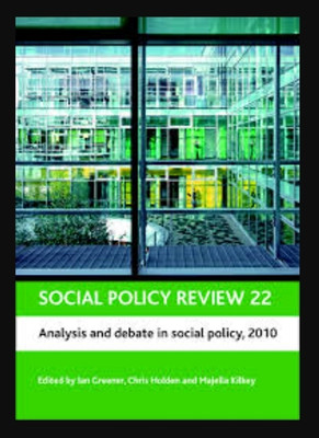 Social Policy Review 22(Paperback, Greener, Holden, Kilkey)