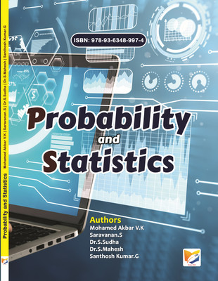 PROBABILITY AND STATISTICS(Paperback, Mohamed Akbar V.K, Saravanan.S, Dr.S.Sudha, Dr.S.Mahesh, Santhosh Kumar.G)