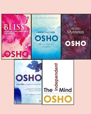 Osho 5 Books Set ( Independent & Meditation & Hidden Mysteries & Bliss )(Paperback, Osho)