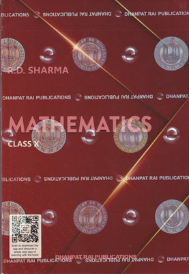 R D Sharma Mathematics Class 10 with MCQ in Mathematics - CBSE Examination 2023-2024(English, Paperback, Sharma R.D.)