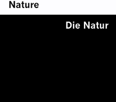 Nature / Die Natur [Bilingual Edition] - English & German(German, Paperback, Emerson Ralph Waldo)
