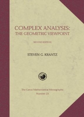 Complex Analysis(English, Hardcover, Krantz Steven G.)