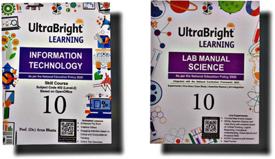 ULTRA BRIGHT INFORMATION TECHNOLOGY & ULTRA BRIGHT LAB MANUAL SCIENCE CLASS 10 COM. SET 2 BOOKS(Paperback, DR. SHURTI DHARIWAL)
