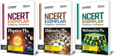 Arihant Ncert Exemplar Physics,Chemistry,Maths 11th (Set of 3) Problems & Solutions with Exclusive Elements Thinking Process, Concept Insight, Mistake Alert(English, Paperback, Kumar Mukesh)