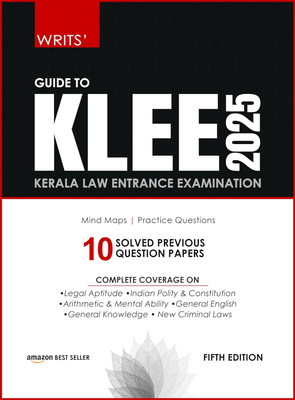 Writs' Guide to LLB - Kerala Law Entrance Examination 2025 ( 5th Edition ) 10 Previous Years Solved Question Papers || Mind Maps & Practice Questions.(Paperback, Ajay Ratnan, Mashood K, Navaneeth P)