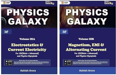 Physics Galaxy 2023 : Vol.3A Electrostatics & Current Electricity 3rd Edition & PHYSICS GALAXY : VOL.3B - MAGNETISM, EMI & ALTERNATING CURRENT 3RD EDITION(Paperback, GKP TEAM)