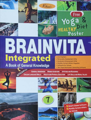 BRAINVITA INTEGRATED A BOOK OF GENERAL KNOWLEDGE CLASS 7(kolkata, ROHAN BOOK COMPANY PVT.LTD.)