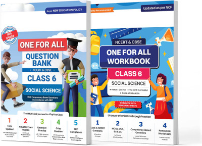 Oswaal One for All Question Bank + One for All Workbook (Ncert & Cbse) Class 6 Social Science (Set of 2 Books) | Updated as Per Ncf for Latest Exam(English, Paperback, Jain P.) Oswaal One for All Question Bank + One for All Workbook (Ncert & Cbse) Class 6 Social Science (Set of 2 Books) | Updated as Per Ncf for Latest Exam(English, Paperback, Jain P.)