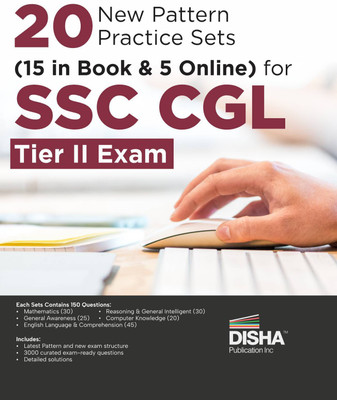 20 New Pattern Practice Sets for Ssc Cgl Tier II Exam Odisha Staff Selection Commission Combined Graduate Level 20 Mock Tests of 150 Questions Each(English, Paperback, unknown)
