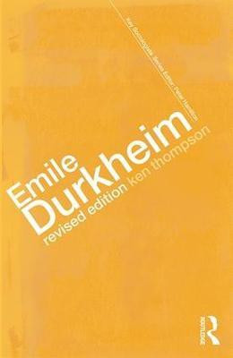 Emile Durkheim(English, Paperback, Thompson Prof Kenneth)