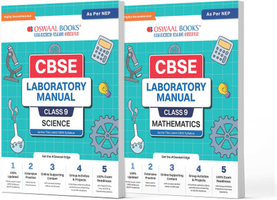 CBSE Lab Manual Class 9 Science & Maths Book Set of 2 Books For Latest Exam(Product Bundle, Oswaal Editorial Board)