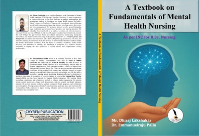 A Textbook on Fundamentals of Mental 
Health Nursing  - A4 Size(Paperback, Mr. Dhiraj Lakshakar, Dr. Emmanuelraju Palla)