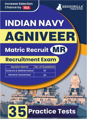Indian Navy Agniveer Matric Recruit (MR)  - | Exam 2024 (English Edition) | Agnipath Scheme - Male/Female | 35 Solved Practice Mock Tests(English, Paperback, Edugorilla Prep Experts)
