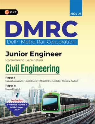 GKP DMRC 2024 : Junior Engineer - Civil Engineering - Guide (Includes Solved Paper of 2020 exam)(Paperback, G.K. Publications (P) Ltd.)