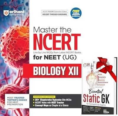 Master the NCERT for NEET (UG) Biology XII | Line by Line MCQs from Latest NCERT Books | With 2000+ Chapterwise-Topicwise Elite MCQs, NCERT Notes with NEET Tracker | For Exam Exam 2025-26 & STATIC GK(Paperback, Sanjay Sharma) Master the NCERT for NEET (UG) Biology XII | Line by Line MCQs from Latest NCERT Books | With 2000+ Chapterwise-Topicwise Elite MCQs, NCERT Notes with NEET Tracker | For Exam Exam 2025-26 & STATIC GK(Paperback, Sanjay Sharma)