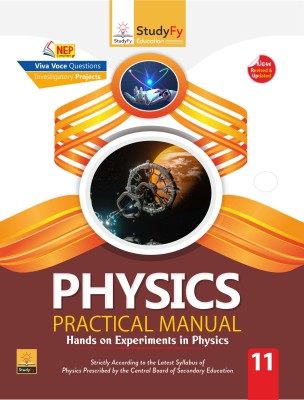 StudyFy CBSE Class 11th Physics Practical Lab Manual for 2024 Exam(Hardcover, StudyFy Editorial Board)