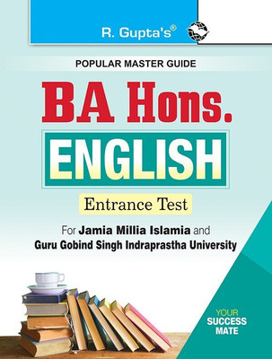 BA Hons. English Entrance Test Guide for JMI & GGSIPU(English, Paperback, RPH Editorial Board)