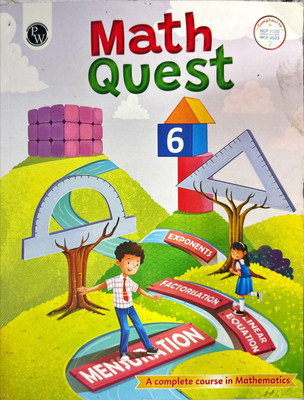 Math Quest Class 6 | A Complete Course in Mathematics | Latest Edition | As per NEP 2020 & NCF 2023(Paperback, PHYSICS WALLAH)
