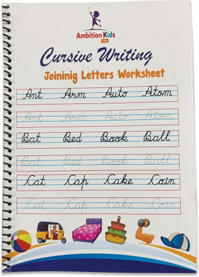 Ambition Kids Cursive Writing Workbook for Kids | Joining Letters Practice & Tracing | Early Learning Handwriting Workbook for Ages 3 to 6 Years | Writing Flow & Confidence [Spiral-bound] [Aug 31, 2025] Ambition Kids(Spiral Binding, Ambition Kids)