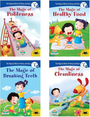 Pegasus Moral Books Combo-Magic of Cleaningness,Healthy food,Brushing,Politeness(Paperback, Pegasus)