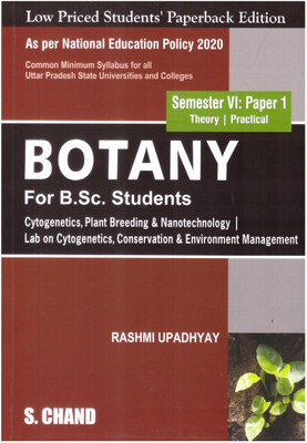 Botany for B Sc Students Semester Sixth Paper 1 Nep Up(English, Hardcover, unknown)