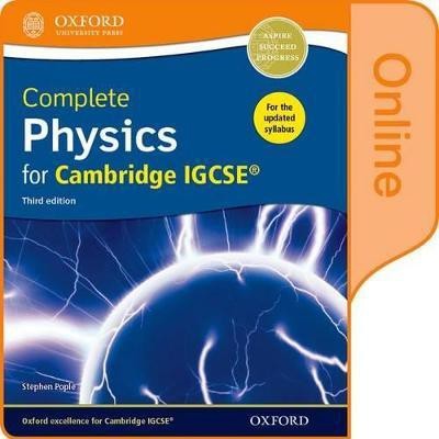 Complete Physics for Cambridge IGCSE (R) Online Student Book(English, Online resource, Pople Stephen)