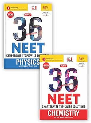MTG 36 Years NEET Previous Year Solved Question Papers with NEET PYQ Chapterwise Topicwise Solutions - Physics & Chemistry For NEET Exam 2024 | Get Free access of Smart Book (Set of 2 Books)(Paperback, MTG Media Learning) MTG 36 Years NEET Previous Year Solved Question Papers with NEET PYQ Chapterwise Topicwise Solutions - Physics & Chemistry For NEET Exam 2024 | Get Free access of Smart Book (Set of 2 Books)(Paperback, MTG Media Learning)