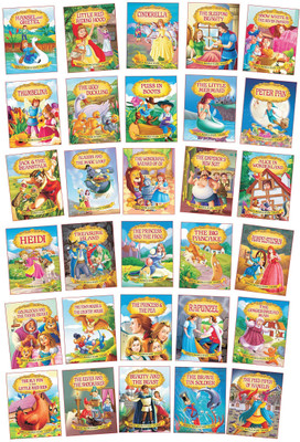 Uncle Moon's Fairy Tales- Pack  - 30 Illustrated Storybooks for Kids Age 2-6 | Magical Classic Tales with Easy-to-Read Text, Colourful Pictures, and Engaging Stories to Develop Reading Skills, Imagination, and Early Learning(English, Paperback, unknown)