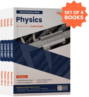 Vedantu NEET Tatva Class 11 Physics Book Set of 4 | NEET 2026 Theory & QR Videos(English, Hardcover, unknown)