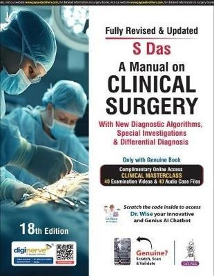 A Manual on Clinical Surgery with New Diagnostic Algorithms, Special Investigations & Different Diagnosis(English, Paperback, Das S)