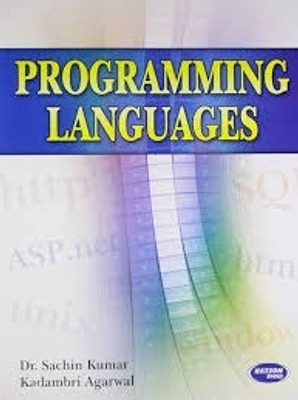 PROGRAMMING
LANGUAGES(Paperback, Dr. Sachin Kumar
Kadambri Agarwal)
