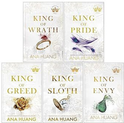 Kings Of Sin Series 5 Books Collection Set By Ana Huang (King Of Wrath, King Of Pride, King Of Greed, King Of Sloth & King Of Envy) Paperback – 14 April 2025(Paperback, Ana Huang)