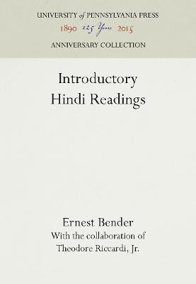 Introductory Hindi Readings(English, Electronic book text, Bender Ernest)
