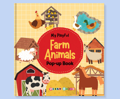 My Playful Farm Animals Pop-up Book(Hardcover, Mudit Mohini)