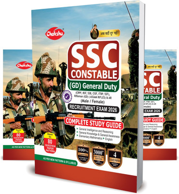 SSC GD Constable Exam Complete Study Guide Book For 2026 Exam(Paperback, Chakshu Panel Of Expert)